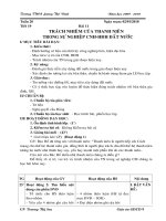 Giáo án GDCD 9 HKII_Bình Định