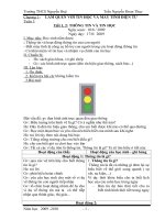 Tin học 6 (tiết 1 đến tiết 8)