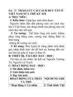 Lịch sử lớp 8 Bài 28 potx