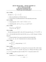 Đề luyện thi Đại học - Tuần 2 tháng 12/2008