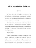 Một số bệnh phụ khoa thường gặp (Kỳ 1) pot