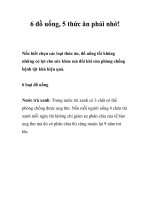 6 đồ uống, 5 thức ăn phải nhớ! ppt