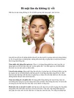 Bí mật làn da không tỳ vết pdf