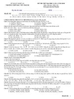 Đề thi thử ĐH lần 1-2010 Hóa A-B182