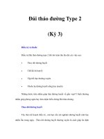 Đái tháo đường Type 2 (Kỳ 3) doc