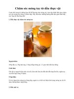 Chăm sóc móng tay từ dầu thực vật ppt