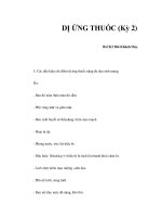 DỊ ỨNG THUỐC (Kỳ 2) pps