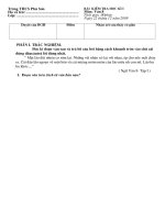 Kiểm Tra KH I Văn 8