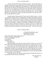 BÀI DỊCH TIẾNG ANH TỪXA