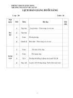 Tuần 26 - Buổi sáng- Hiền