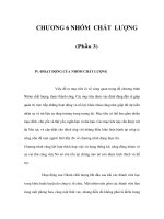 CHƯƠNG 6: NHÓM CHẤT LƯỢNG (Phần 3) potx