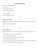 Chuyển đề tài đột ngọt