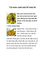 Vài món canh mát bổ mùa hè potx
