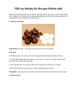 Mặt nạ dưỡng da thu gọn khuôn mặt pps