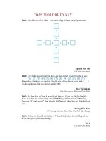 TOÁN TUỔI THƠ KỲ NÀY