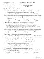 KIỂM TRA THUYẾT TƯƠNG ĐỐI HẸP