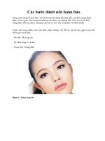 Các bước đánh nền hoàn hảo pps