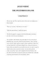 LUYỆN ĐỌC TIẾNG ANH QUA TÁC PHẨM VĂN HỌC-JULES VERNE- THE MYSTERIOUS ISLAND -CHAPTER 15 pdf