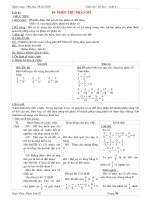 Tiết 83. Phép trừ phân số