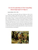 Các trào lưu nghệ thuật - Phần 3 doc