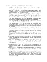 Danh mục các văn bản - hướng dẫn của TƯ về thi đua, khen thưởng