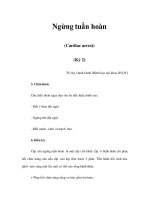 Ngừng tuần hoàn (Cardiac arrest) (Kỳ 2) pdf