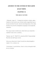 LUYỆN ĐỌC TIẾNG ANH QUA TÁC PHẨM VĂN HỌC-JOURNEY TO THE CENTER OF THE EARTH -JULES VERNE- CHAPTER 34 docx