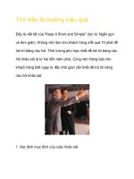 Tìm hiểu thị trường hiệu quả pot