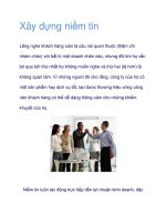 Xây dựng niềm tin pptx