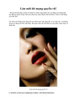 Làn môi đỏ mọng quyến rũ! ppsx