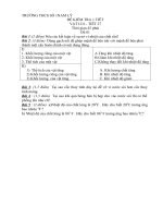 Kiểm tra 1 tiết Lí 6-Tiết 27