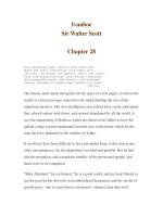 Ivanhoe- Sir Walter Scott -Chapter 28 docx