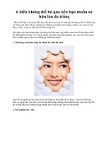 6 điều không thể bỏ qua nếu bạn muốn sở hữu làn da trắng pps