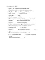 Chia động từ - 2