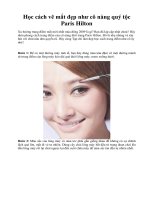 Học cách vẽ mắt đẹp như cô nàng quý tộc Paris Hilton pdf