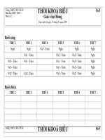 TKB của giáo viên từ 15.3.2010