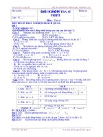 hai dạng đề kiểm tra 45 phút chương III đại số lớp 9có ma trận và đáp án chi tiết