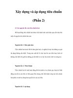 Xây dựng và áp dụng tiêu chuẩn (Phần 2) ppsx