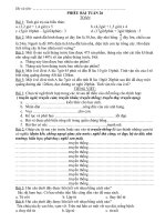 Bài tập cuối tuần 26