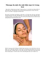 Massage da mặt cho một diện mạo trẻ trung hơn pot