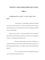CHƯƠNG 2: MỘT SỐ KHÁI NIỆM CHẤT LƯỢNG (Phần 4) doc