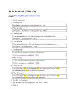 Tạo Forum ASP - Bài 16 pot