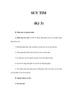 SUY TIM (Kỳ 3) docx