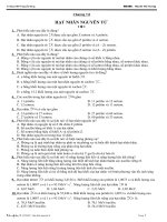 Trắc nghiệm chương 7, 8 Vật lý 12