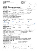 ĐỀ KIỂM TRA 1 TIẾT HK 2(09 - 10)