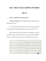 ĐAU THẮT NGỰC KHÔNG ỔN ĐỊNH (Kỳ 5) potx