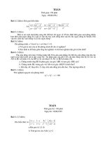 de thi THPT tinh BG tu nam 96-2009