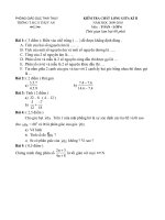 KSCL Giữa học Kì II