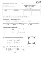 Đề thi GHKII-môn Toán lớp 4