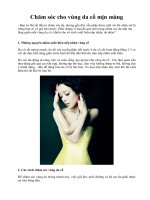 Chăm sóc cho vùng da cổ mịn màng potx